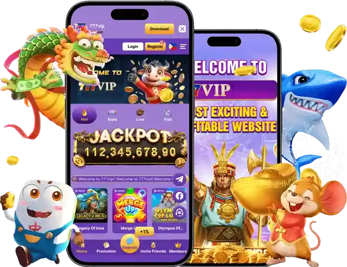 777VIP game download app banner for mobile and desktop play